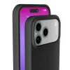 Cellularline Sensation – Minkštas silikoninis dėklas iPhone 17 Pro, švelnaus prisilietimo apdaila, juodos spalvos