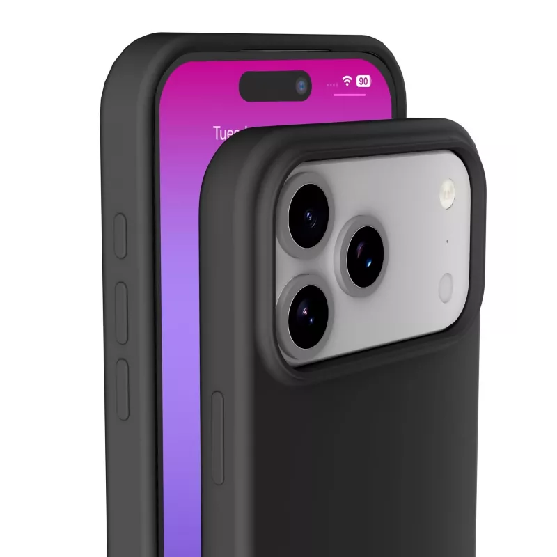 Cellularline Sensation – itin minkštas silikoninis dėklas, skirtas iPhone 17 Pro Max, su švelniu paviršiumi