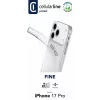 Cellularline Fine dėklas iPhone 17 Pro, skaidrus