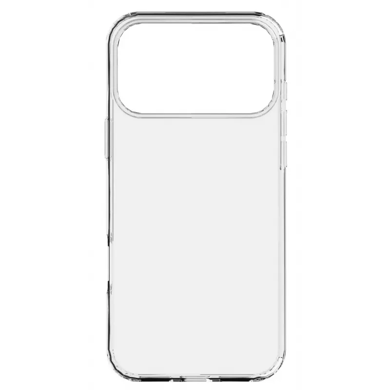 Cellularline Clear Protect kietas dėklas su guminiais kraštais, iPhone 17 Pro Max, skaidrus
