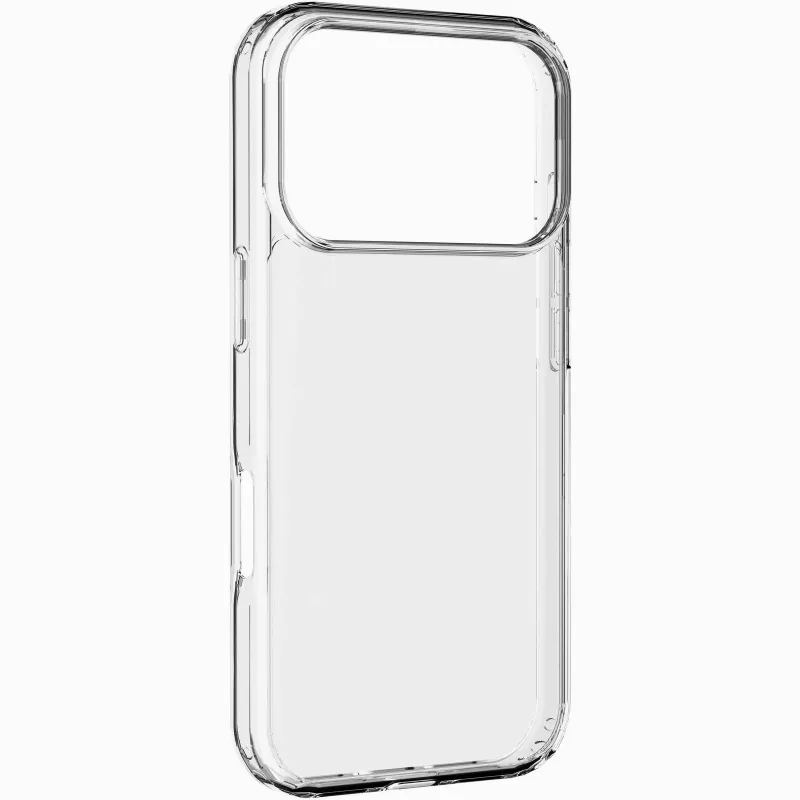 Cellularline Clear Protect kietas dėklas su guminiais kraštais, iPhone 17 Pro Max, skaidrus