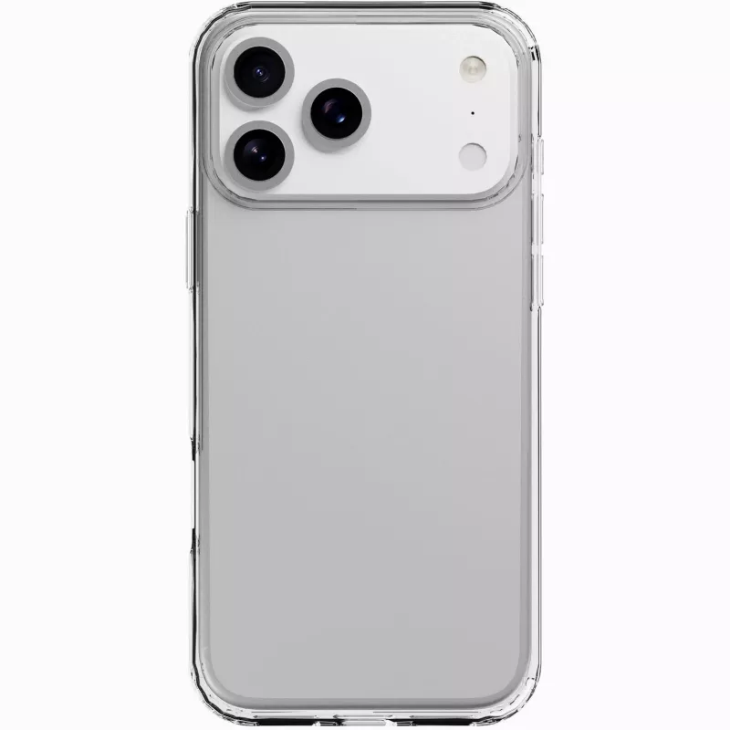 Cellularline Clear Protect kietas dėklas su guminiais kraštais, iPhone 17 Pro Max, skaidrus