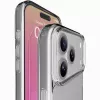 Cellularline Clear Protect kietas dėklas su guminiais kraštais, iPhone 17 Pro Max, skaidrus