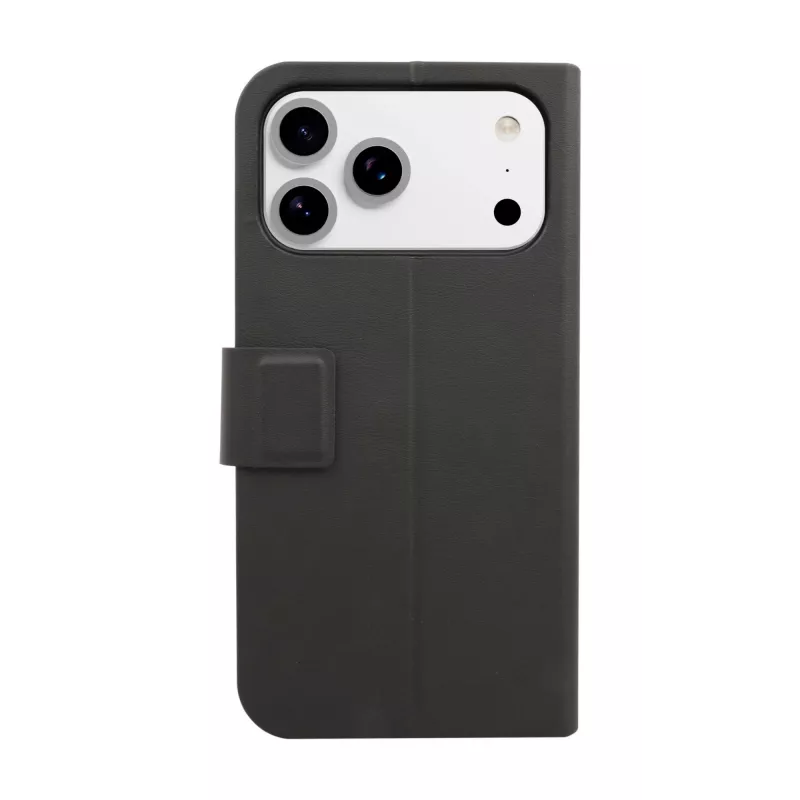 Cellularline Book Agenda dėklas iPhone 17 Pro su magnetiniu užraktu, dirbtinės odos apdaila