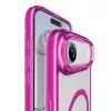 Cellularline Iconic Mag – permatomas iPhone dėklas su spalvotais kraštais, suderinamas su MagSafe