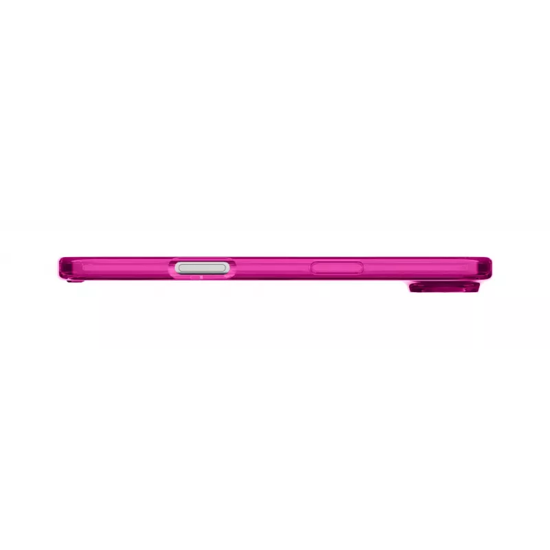 Cellularline Iconic Mag – permatomas iPhone dėklas su spalvotais kraštais, suderinamas su MagSafe