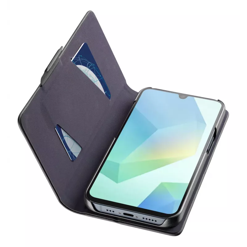 Cellularline Book dėklas Samsung Galaxy A17, juodas