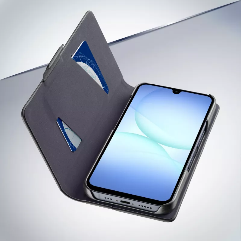 Cellularline Book dėklas Samsung Galaxy A17, juodas