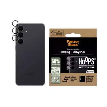 Apsauginis fotoaparato lęšio stikliukas PanzerGlass Samsung Galaxy S25 FE 5G, atsparus įbrėžimams ir smūgiams
