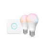 Philips Hue White and colour ambience Essential pradinis rinkinys: 2 E27 išmanios lemputės (806 lm)