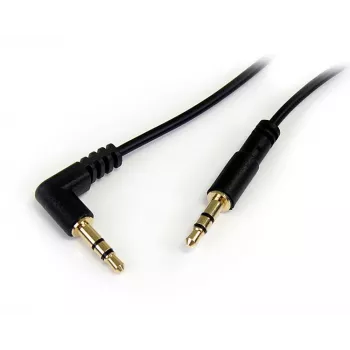 StarTech.com 0,3 m plonas 3,5 mm į stačiakampį stereo garso kabelis – M/M