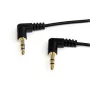 StarTech.com 6 pėdų plonas 3,5 mm stačiu kampu stereo garso kabelis M/M