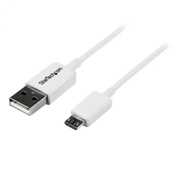 StarTech.com 2m baltas Micro USB kabelis - A į Micro B