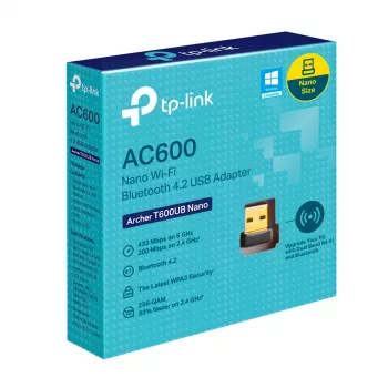 TP-Link ARCHER T600UB NANO belaidžio tinklo adapteris WLAN 433 Mbit/s