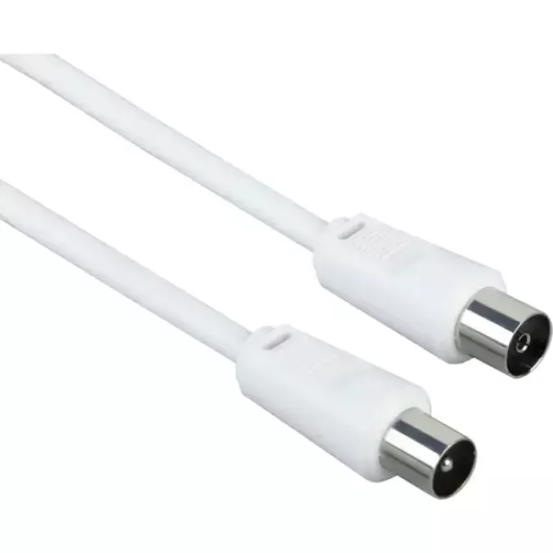 Koaksialinis kabelis Schwaiger 5,0 m IEC - IEC baltas