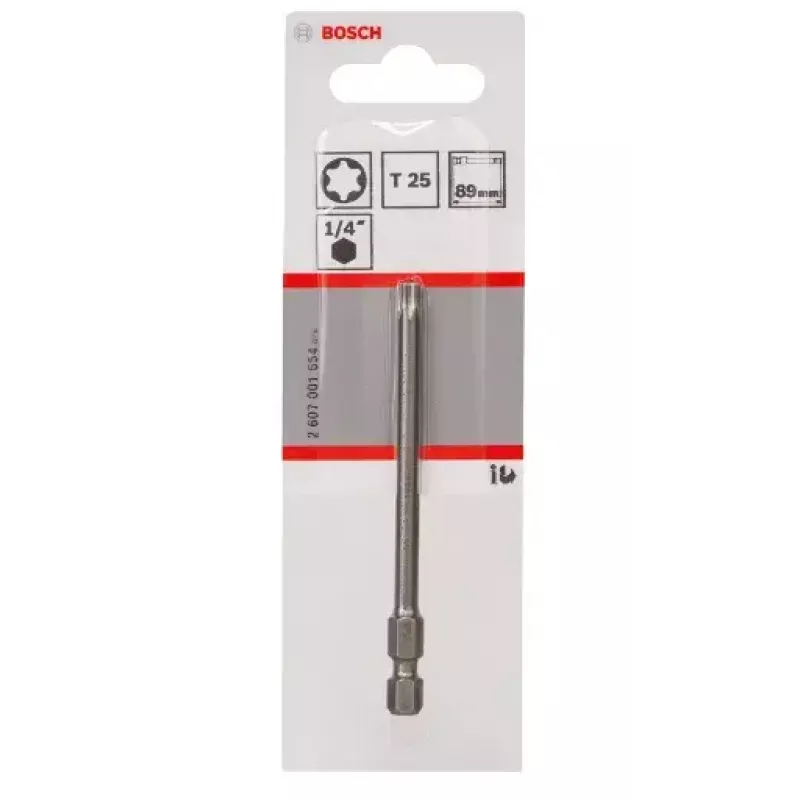Antgalis atsuktuvui Bosch 2607001654 T25 itin kietas 89mm