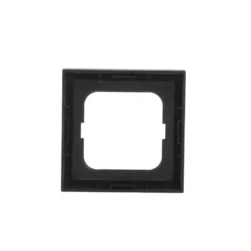 Laikiklio dangtelis Busch-Jaeger 1721-885K juodas, termoplastikas, bevaržtis, 80×80 mm, 11 mm storio