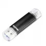 USB atmintukas Hama Laeta Twin, 32GB, USB Type-A / Micro-USB 3.2 Gen 1, juodas
