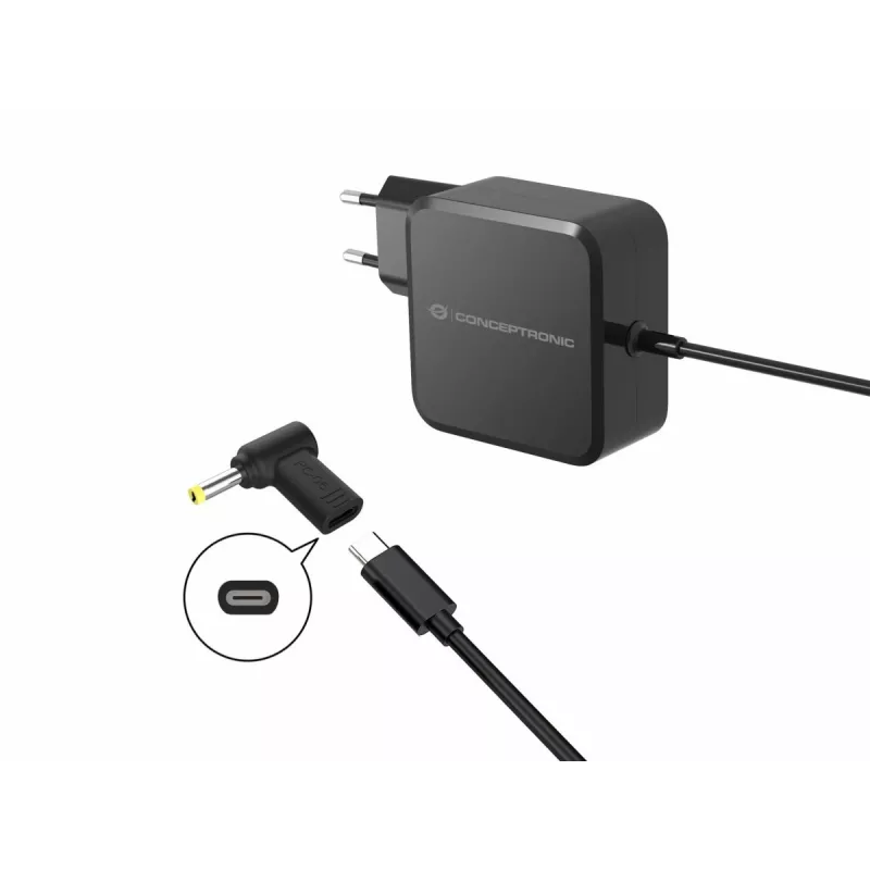 Conceptronic ABBY15PC06 DC į USB-C adapteris, Lenovo/Asus/Acer/Toshiba 4.0x1.7mm, 18-20V