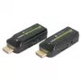 Techly IDATA EXT-E70S HDMI prailgintuvas AV siųstuvas ir imtuvas juodas