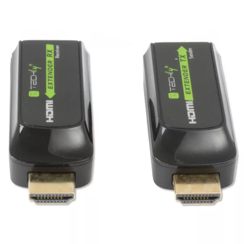 Techly IDATA EXT-E70S HDMI prailgintuvas AV siųstuvas ir imtuvas juodas