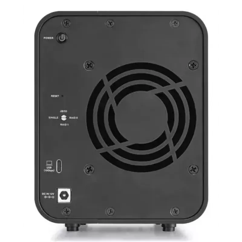 Išorinis diskų masyvas TerraMaster D2-320 2 vietos HDD SSD USB 3.2 Gen2