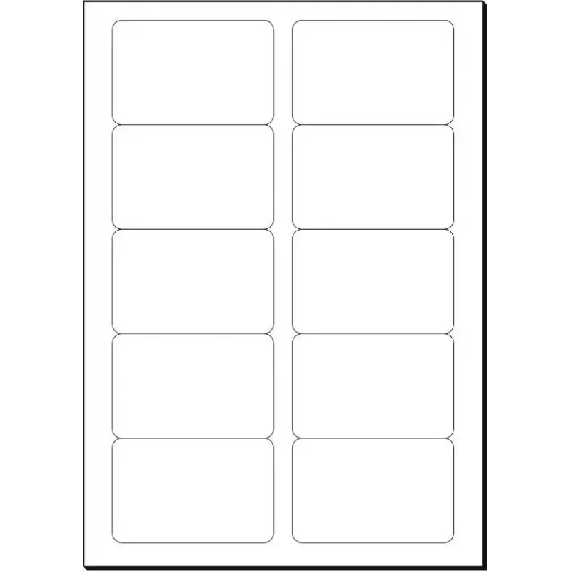 Vizitinės kortelės Sigel LP799, satino, 85x55 mm, 225 g/m², 400 vnt.