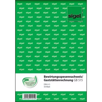 Verslo forma Sigel GB515 A5 balta 50 lapų