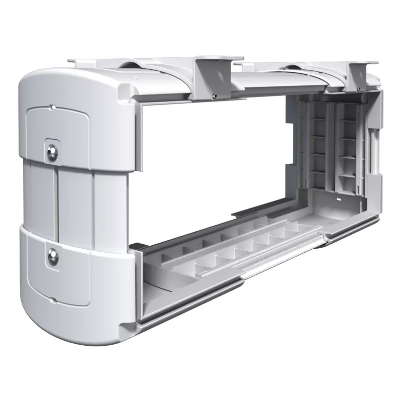 Dataflex Viewlite laikiklis kompiuteriui - stalas 100, 30 kg, ABS sintetika, Balta