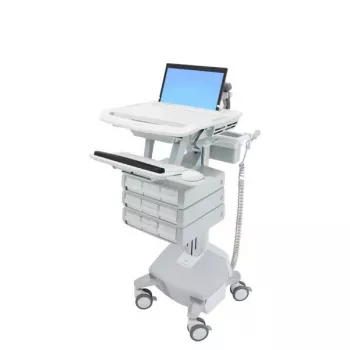 Multimedijos vežimėlis Ergotron StyleView Aliuminis Pilkai Baltas