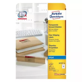 Lipdukas Avery J4722-25 permatomas suapvalintais kampais