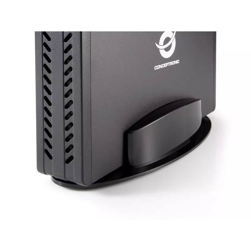 Conceptronic 3,5 colio išorinis kietojo disko dėklas, HDD dėklas, SATA, USB, juodas
