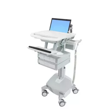 Medicininis vežimėlis Ergotron StyleView Aliuminis Pilkai Baltas