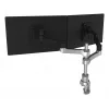 R-Go Tools monitorinė ranka R-Go Zepher Dual, dviem monitoriams, pilnai reguliuojama, 0–8 kg talpa, 100% žiedinė, juoda