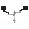 R-Go Tools monitorinė ranka R-Go Zepher Dual, dviem monitoriams, pilnai reguliuojama, 0–8 kg talpa, 100% žiedinė, juoda