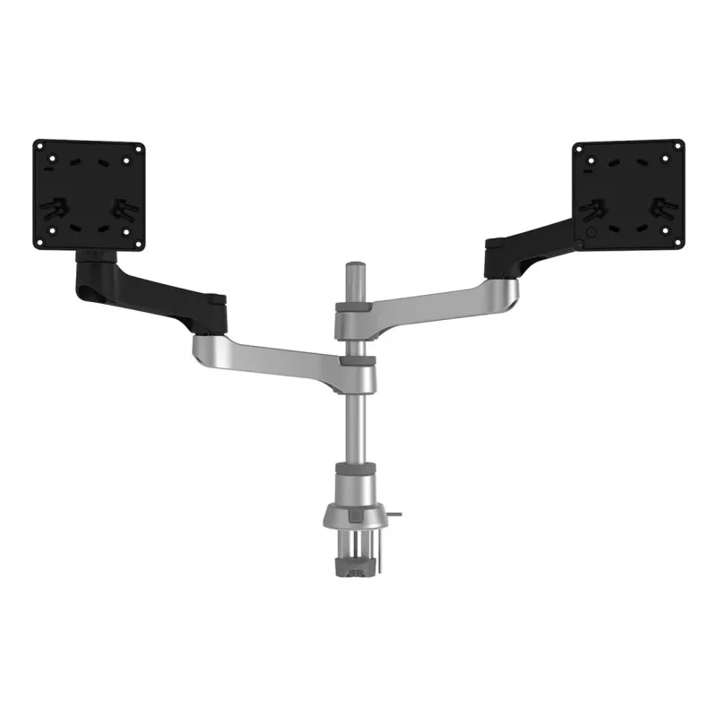 R-Go Tools monitorinė ranka R-Go Zepher Dual, dviem monitoriams, pilnai reguliuojama, 0–8 kg talpa, 100% žiedinė, juoda