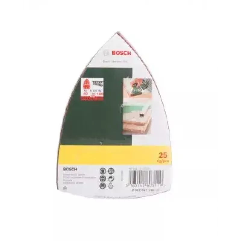 Bosch 2607017112 šlifavimo lakštai, 25 vnt., 98 x 170 mm