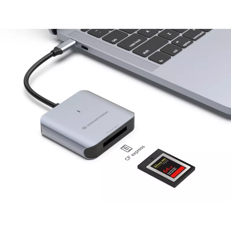 Conceptronic BIAN08G CFexpress 2.0 Type B kortelių skaitytuvas USB 3.2 Gen 2