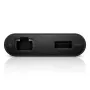 DELL YRPDK USB-C adapteris HDMI/VGA/Ethernet/USB 3.0 juodas