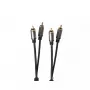 Audio kabelis ShiverPeaks BS20-41255 2,5 m 2xRCA juodas