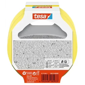 Maskavimo juosta Tesa 56212-00000-02, 25 m × 25 mm, geltona, 2 vnt. pakuotė