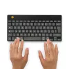 Ergonominė klaviatūra R-Go Tools Compact Break, kompaktiška su pertraukų programine įranga, QWERTY (IT), Bluetooth, juoda