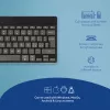 Ergonominė klaviatūra R-Go Tools Compact Break, kompaktiška su pertraukų programine įranga, QWERTY (IT), Bluetooth, juoda