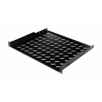 Fiksuota lentyna Equip 19'' 1U 600MM juoda