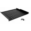 Fiksuota lentyna Equip 19'' 1U 600MM juoda