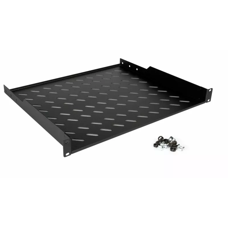 Fiksuota lentyna Equip 19'' 1U 600MM juoda