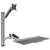 Techly ICA-PLW 02 monitorio laikiklis / stovas 68.6 cm (27 col.) sieninis sidabrinis