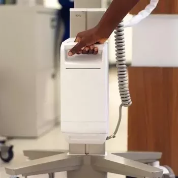 Multimedijos vežimėlis Ergotron CareFit Slim 2.0 Gold White Aliuminis Plastikas Plienas