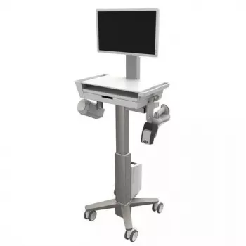 Multimedijos vežimėlis Ergotron CareFit Slim 2.0 Gold White Aliuminis Plastikas Plienas