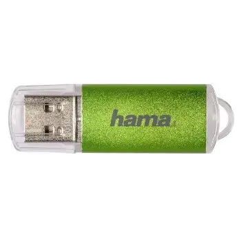 Hama Laeta 64GB USB atmintukas USB Type-A 2.0 Žalias, permatomas